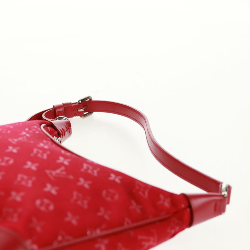【日本直送】路易威登 Monogram Satin Little Boulogne 手提包 紅色 M92351 正品 BA9469SM-13