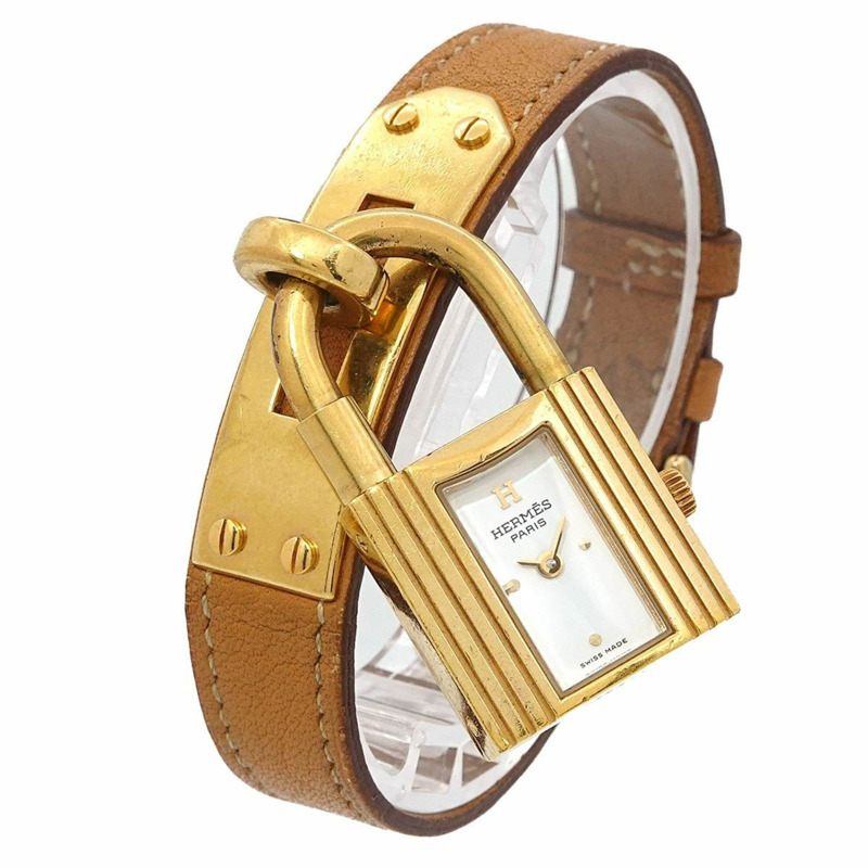 愛馬仕 Kelly 女士腕錶 白色石英錶帶 Cadena-1