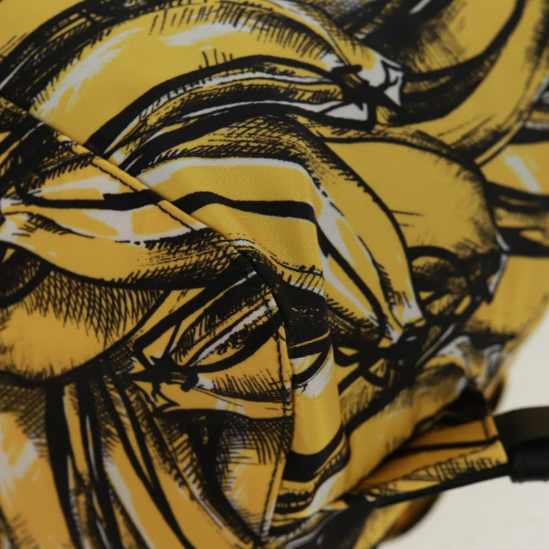 【日本直送】PRADA 雙肩包 尼龍 黃銀色 正品 158940SM-19