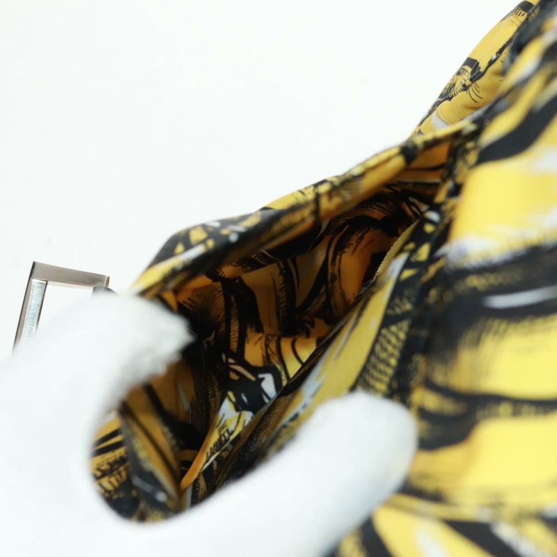 【日本直送】PRADA 雙肩包 尼龍 黃銀色 正品 158940SM-23