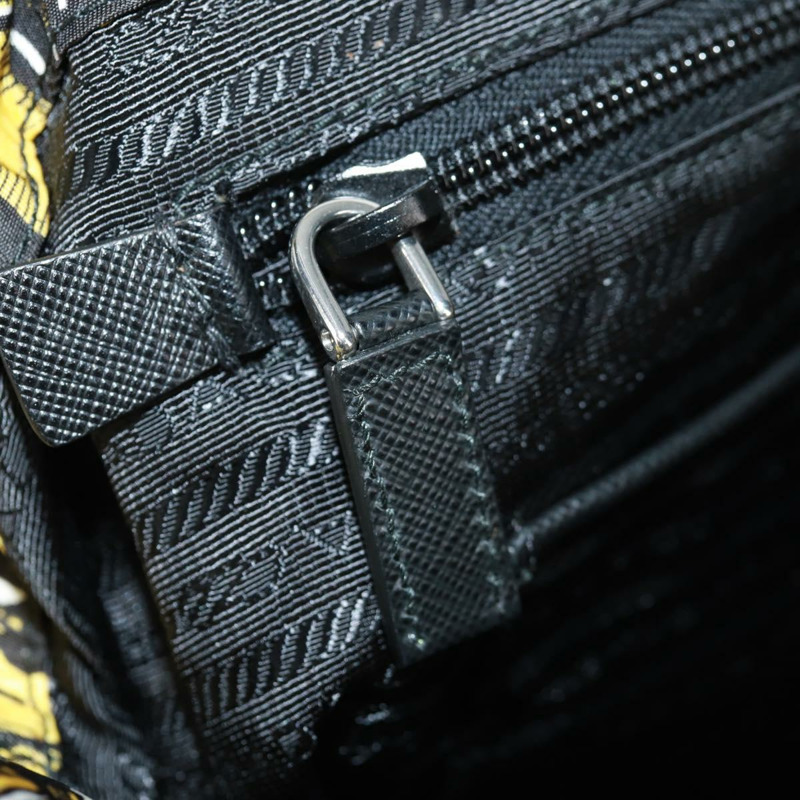 【日本直送】PRADA 雙肩包 尼龍 黃銀色 正品 158940SM-33