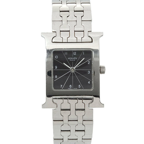 愛馬仕 H Watch HH1 210 女士黑色石英錶