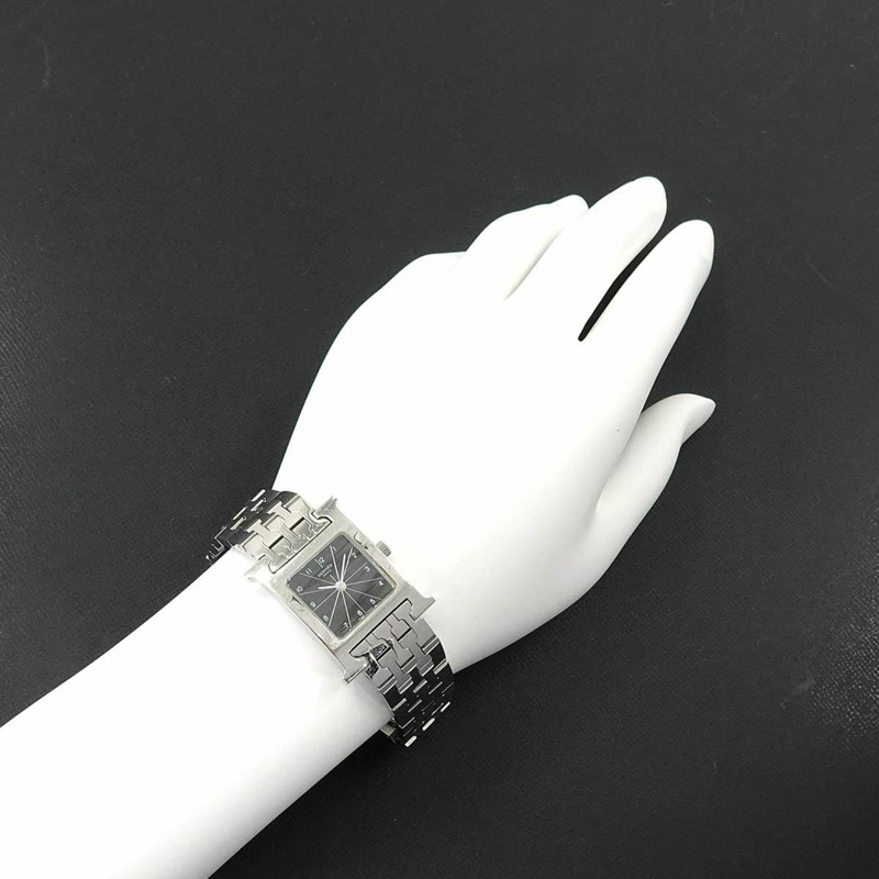 愛馬仕 H Watch HH1 210 女士黑色石英錶-2