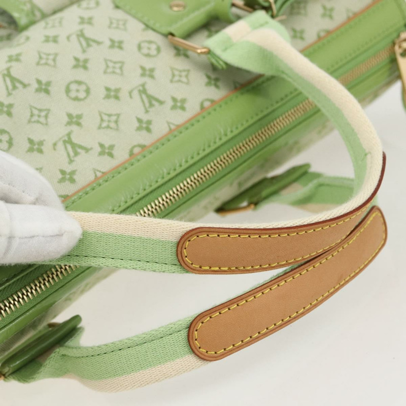 【日本直送】路易威登 (LOUIS VUITTON) 迷你 Sac Marie Kate 48H 手袋 杏仁綠 M92933 LV 正品 159308SV-6