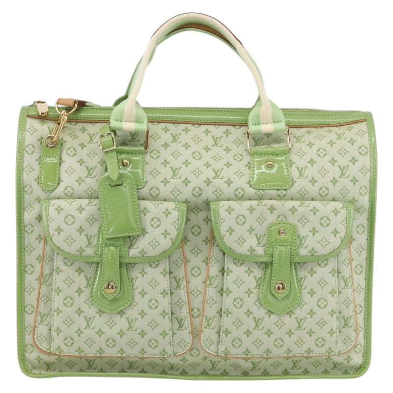 【日本直送】路易威登 (LOUIS VUITTON) 迷你 Sac Marie Kate 48H 手袋 杏仁綠 M92933 LV 正品 159308SV-12