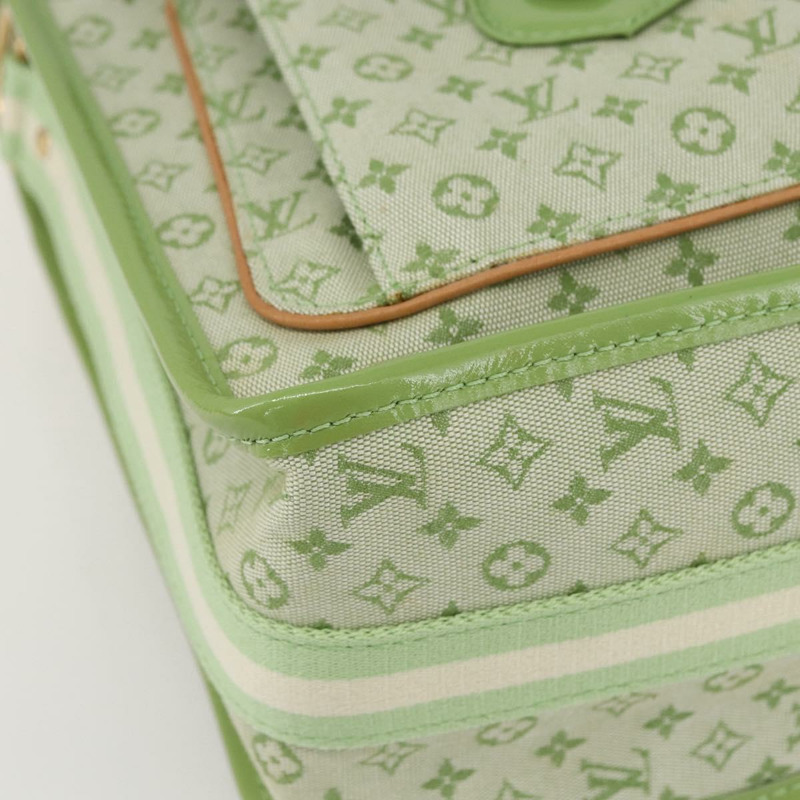【日本直送】路易威登 (LOUIS VUITTON) 迷你 Sac Marie Kate 48H 手袋 杏仁綠 M92933 LV 正品 159308SV-16