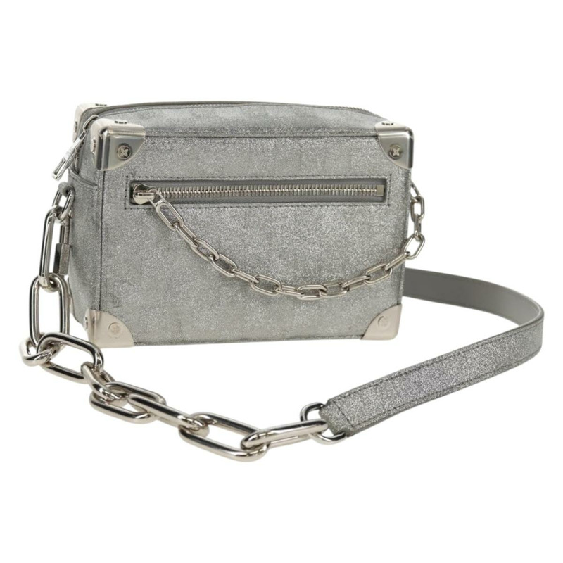 【日本直送】路易威登 Damier 亮片迷你軟箱包 銀色 M59726 LV 正品 158954SAM-0