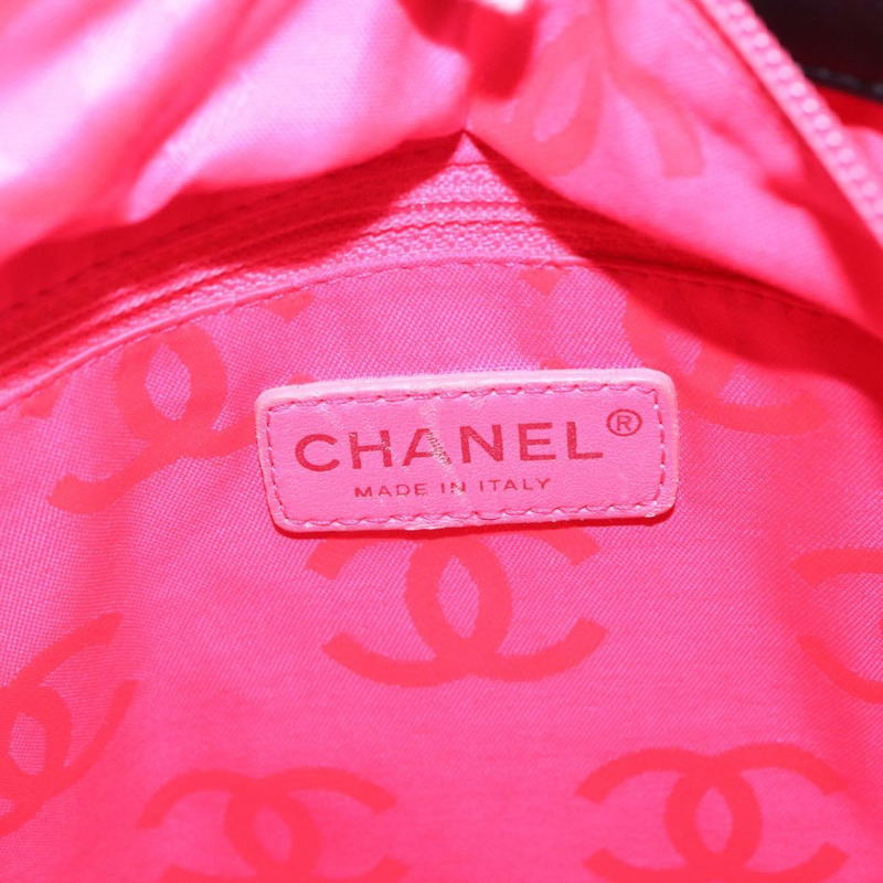 【日本直送】香奈兒 Cambon Line Matelasse 中號手提包皮革黑色 CC 正品 159319SAM-18