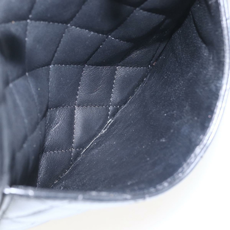 【日本直送】香奈兒 Cambon Line Matelasse 中號手提包皮革黑色 CC 正品 159319SAM-23