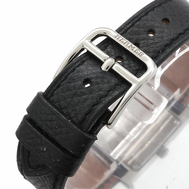 愛馬仕 H 系列 HH1 210 女士銀色石英錶-7