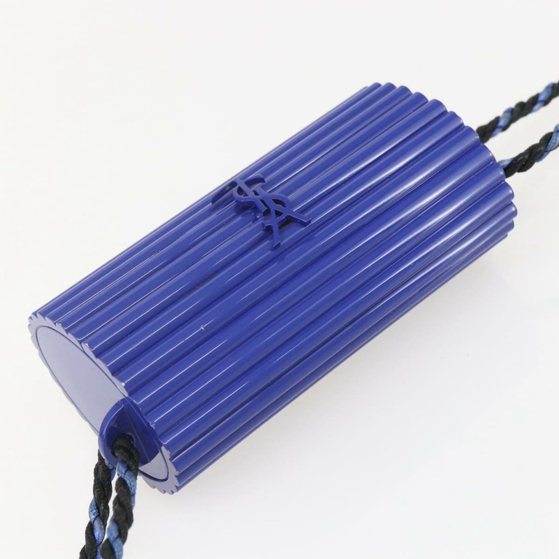 【日本直送】SAINT LAURENT Cassandra 單肩包 塑膠 藍色 正品 159447SAV-5