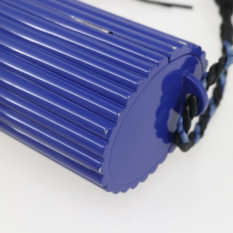 【日本直送】SAINT LAURENT Cassandra 單肩包 塑膠 藍色 正品 159447SAV-15