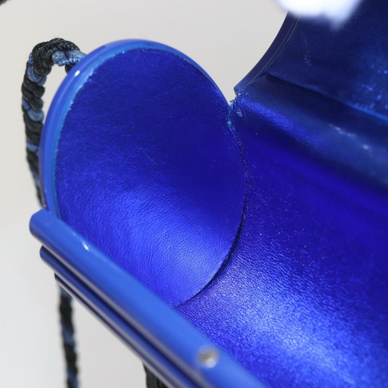 【日本直送】SAINT LAURENT Cassandra 單肩包 塑膠 藍色 正品 159447SAV-20