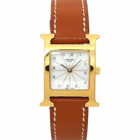 愛馬仕 H Watch HH1 201 女士白色石英錶