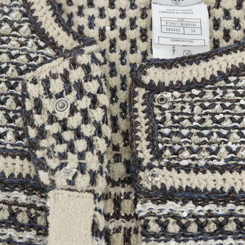 【日本直送】香奈兒無領斜紋軟呢多色CC標誌手提包，貨號159499SAM-5