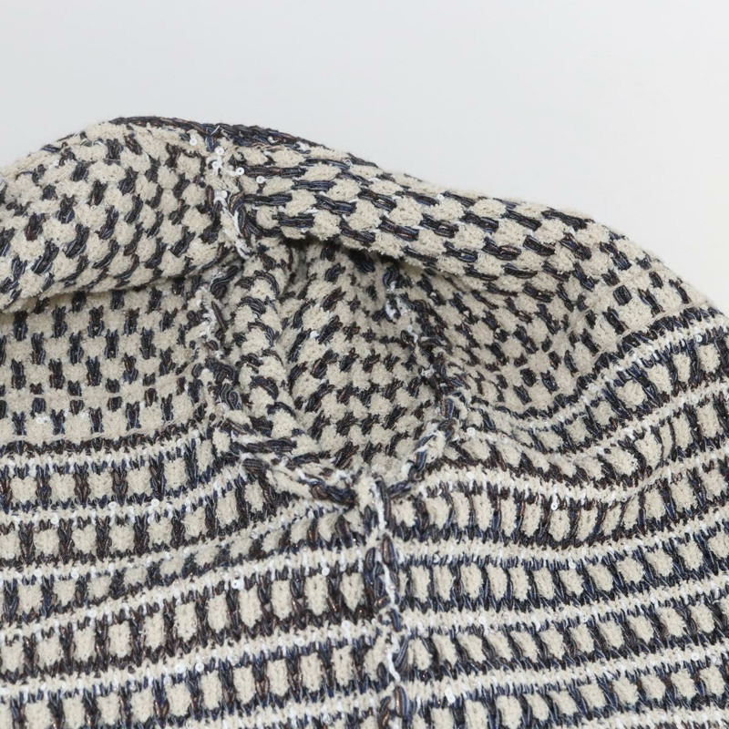 【日本直送】香奈兒無領斜紋軟呢多色CC標誌手提包，貨號159499SAM-9