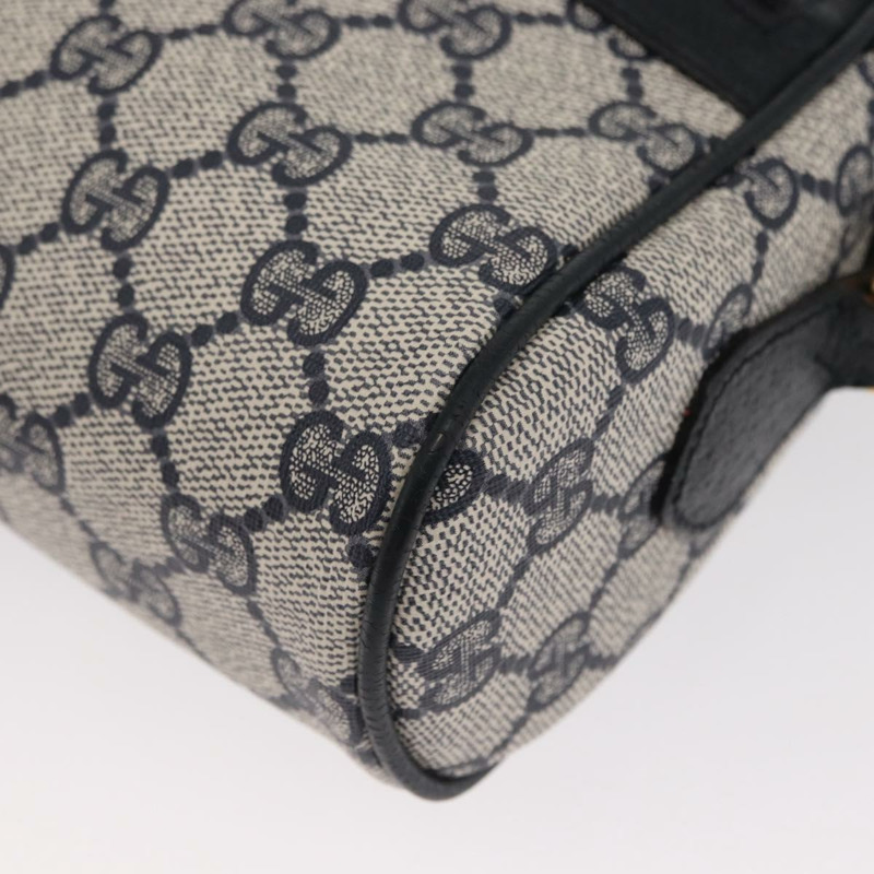 【日本直送】GUCCI GG Supreme Sherry Line 單肩包 PVC 海軍藍/紅色 89 02 004 Auth am10314-13