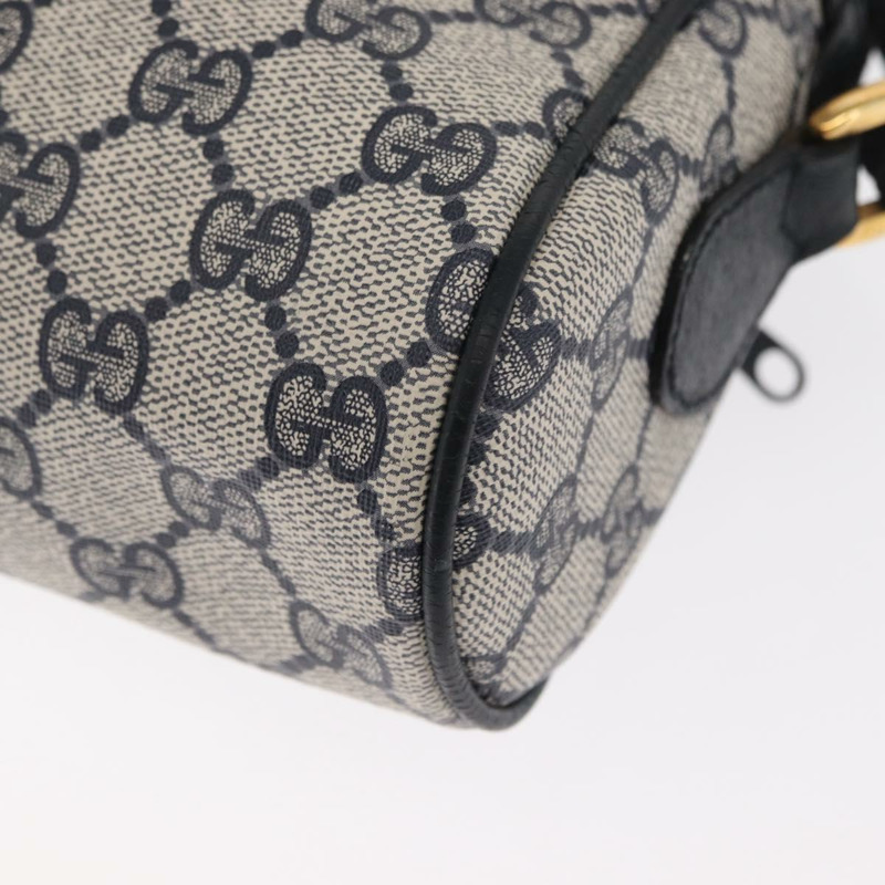 【日本直送】GUCCI GG Supreme Sherry Line 單肩包 PVC 海軍藍/紅色 89 02 004 Auth am10314-15