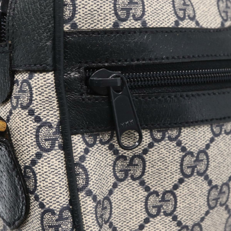 【日本直送】GUCCI GG Supreme Sherry Line 單肩包 PVC 海軍藍/紅色 89 02 004 Auth am10314-17