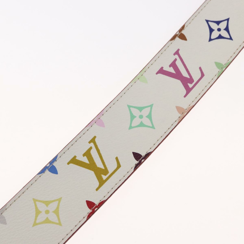 【日本直送】路易威登 (LOUIS VUITTON) 多色皮帶，LV 印花字母鉚釘 M6909，正品編號 159470V-9