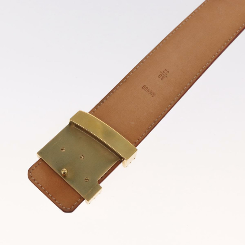 【日本直送】路易威登 (LOUIS VUITTON) 多色皮帶，LV 印花字母鉚釘 M6909，正品編號 159470V-14