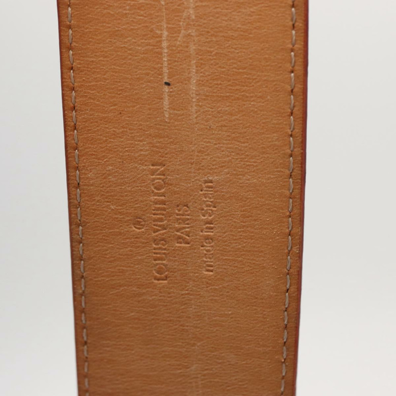 【日本直送】路易威登 (LOUIS VUITTON) 多色皮帶，LV 印花字母鉚釘 M6909，正品編號 159470V-22