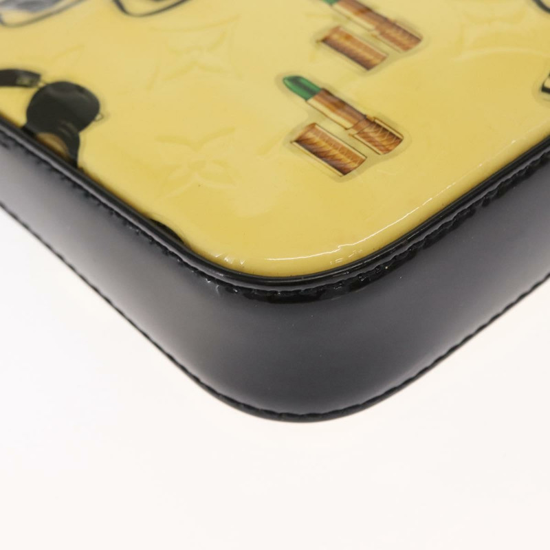 【日本直送】路易威登 Vernis 貼紙手袋配件袋白色 M90928 正品 159272-8