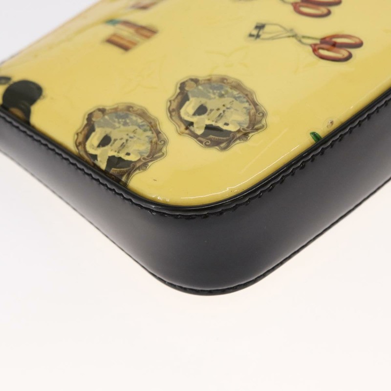 【日本直送】路易威登 Vernis 貼紙手袋配件袋白色 M90928 正品 159272-14