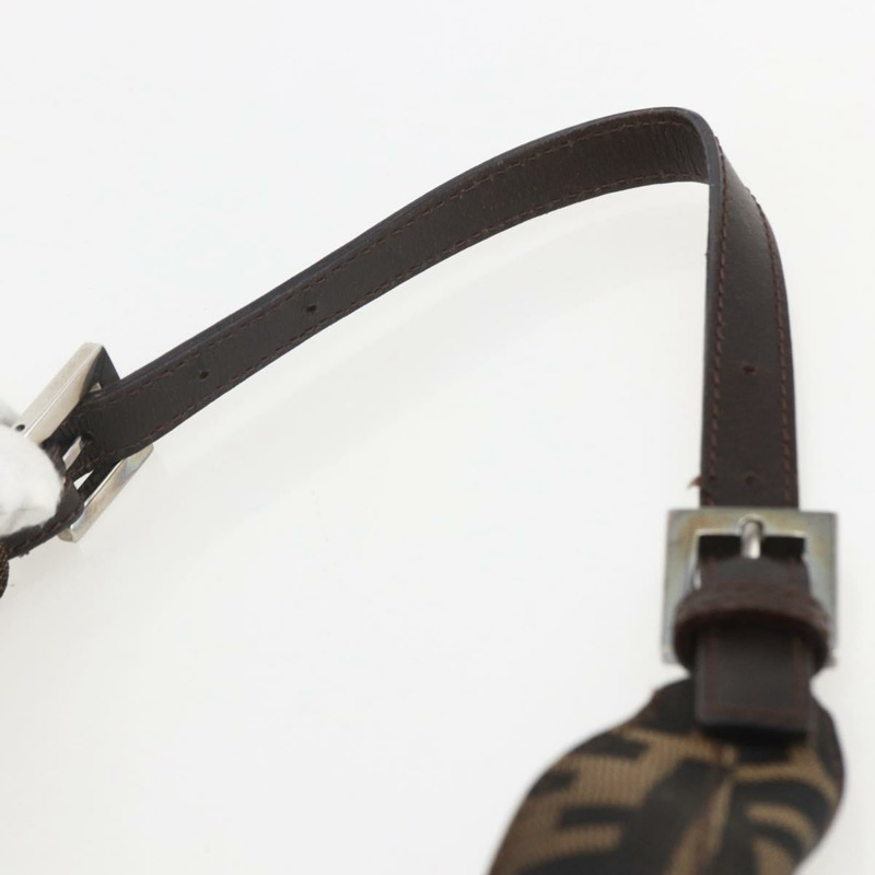 【日本直送】FENDI Zucca帆布手提包 黑色 棕色 銀色 正品 am10298-7