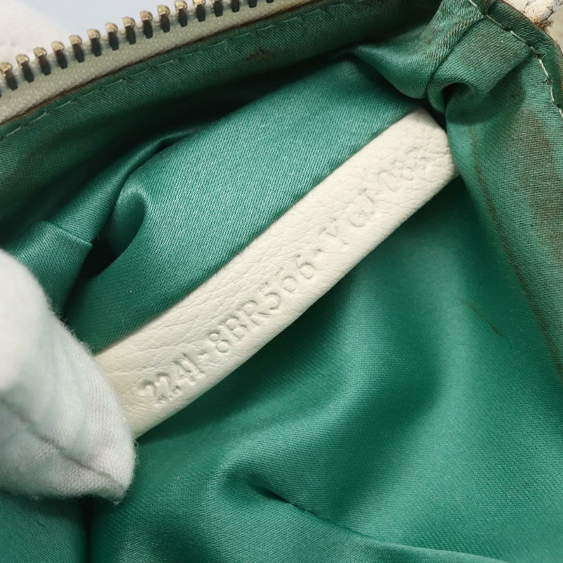 【日本直送】FENDI Zucca 帆布配件包 金色 淺綠色 正品 159291V-10