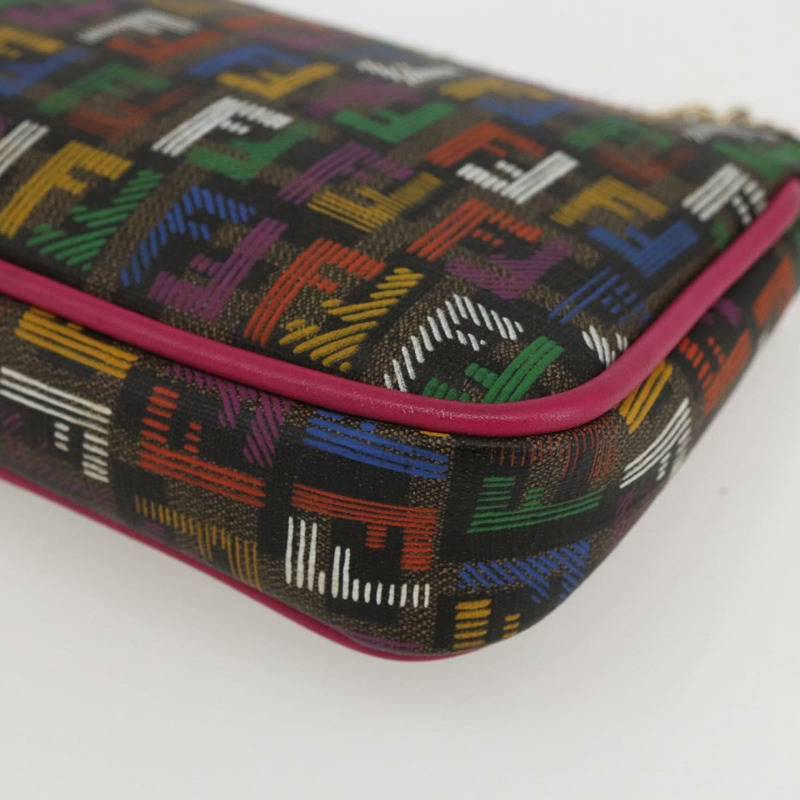【日本直送】FENDI Zucchino帆布配件包 多色 金色 正品 159466V-15