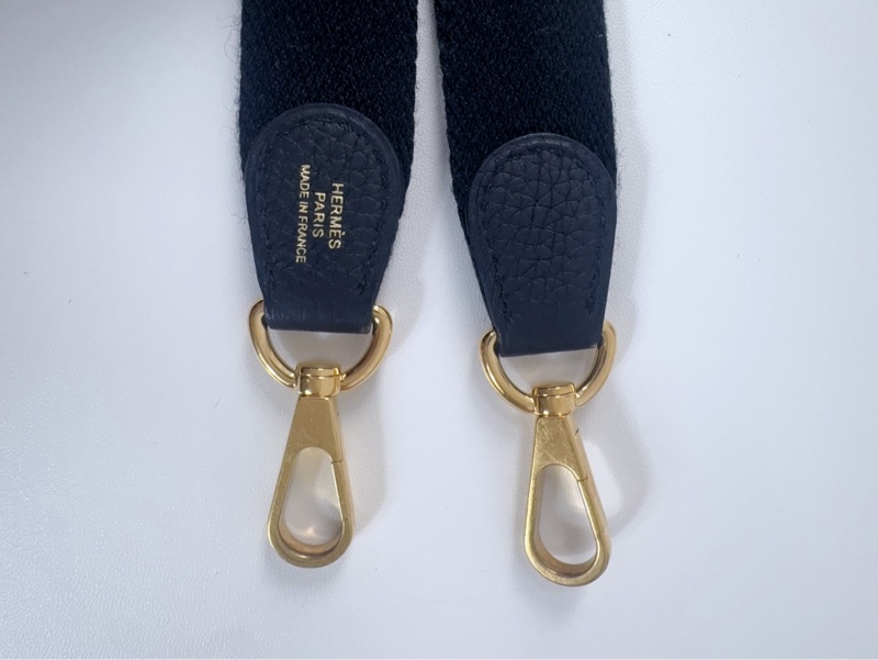 愛馬仕 Evelyne Mini 伊芙琳 黑金 單肩包斜挎包-10