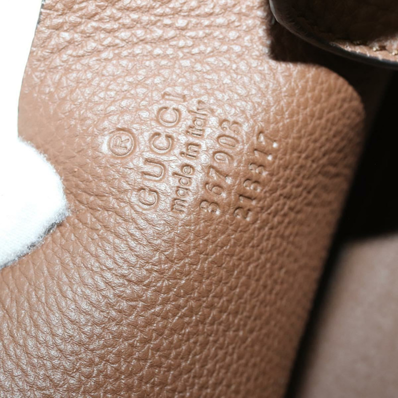 【日本直送】GUCCI GG帆布 Guccissima 心型Bit包 皮革 2way 粉金配色 Auth am10181-10