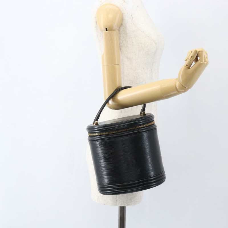 【日本直送】路易威登 Epi Cannes 手提包 黑色 M48032 LV 正品 am10164-21