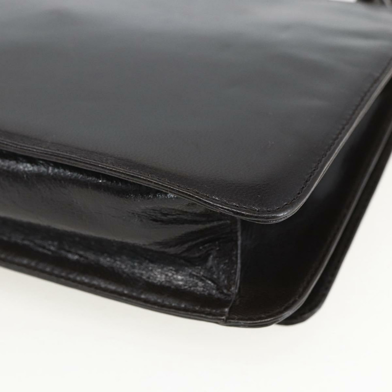 【日本直送】PRADA 鏈條單肩包 皮革塑膠 深棕色 正品 am10365V-14