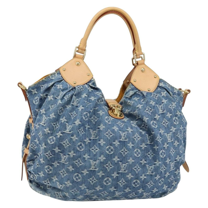 【日本直送】路易威登 Monogram Denim XL 手提包 藍色 M95515 LV 正品 yk20127V-0
