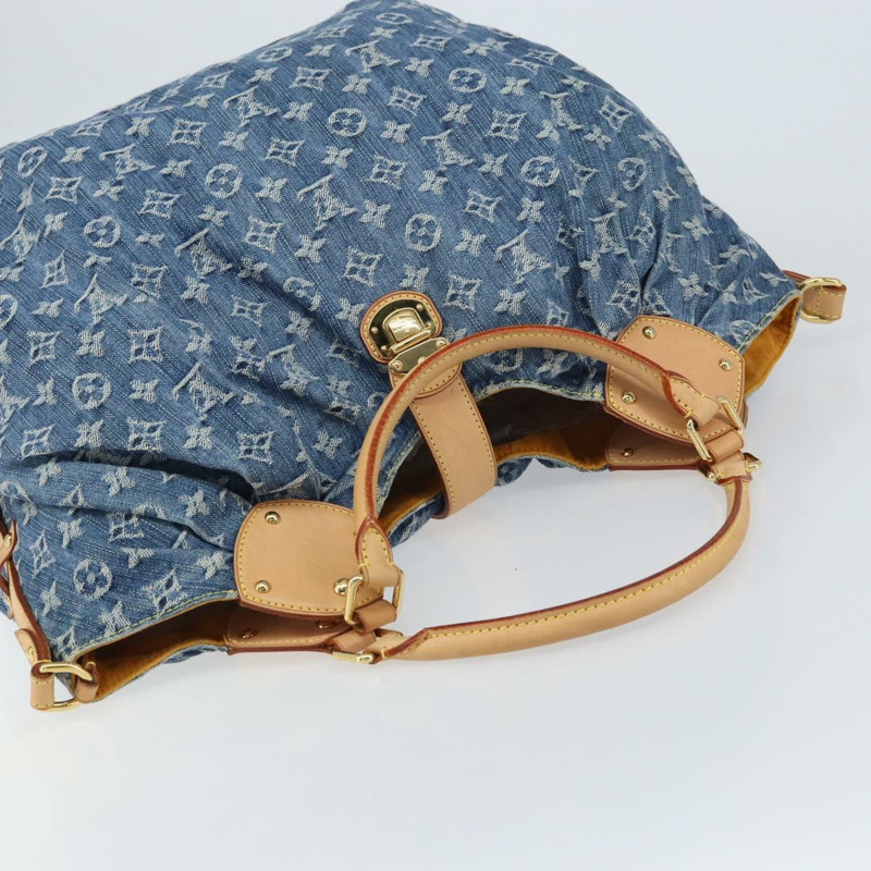 【日本直送】路易威登 Monogram Denim XL 手提包 藍色 M95515 LV 正品 yk20127V-5