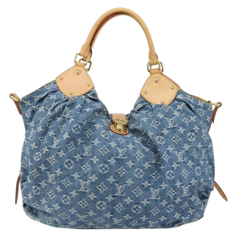 【日本直送】路易威登 Monogram Denim XL 手提包 藍色 M95515 LV 正品 yk20127V-12
