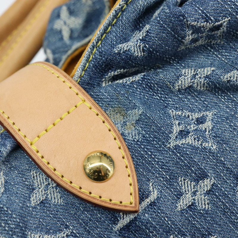 【日本直送】路易威登 Monogram Denim XL 手提包 藍色 M95515 LV 正品 yk20127V-16