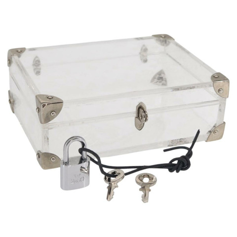 路易威登 Monogram Love Message 迷你旅行箱 透明塑膠 M99079 正品 161492V