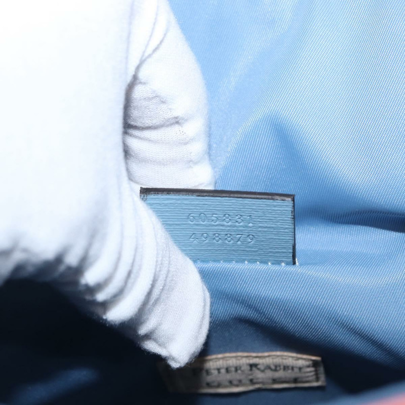 【日本直送】GUCCI 手提包 帆布 淺藍色 605831 正品 161483M-10