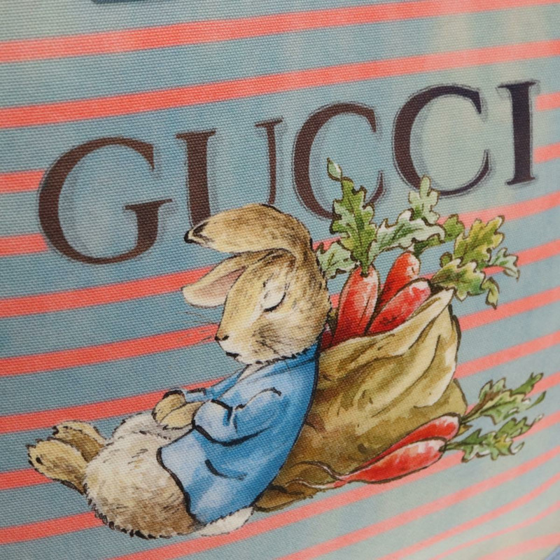 【日本直送】GUCCI 手提包 帆布 淺藍色 605831 正品 161483M-17