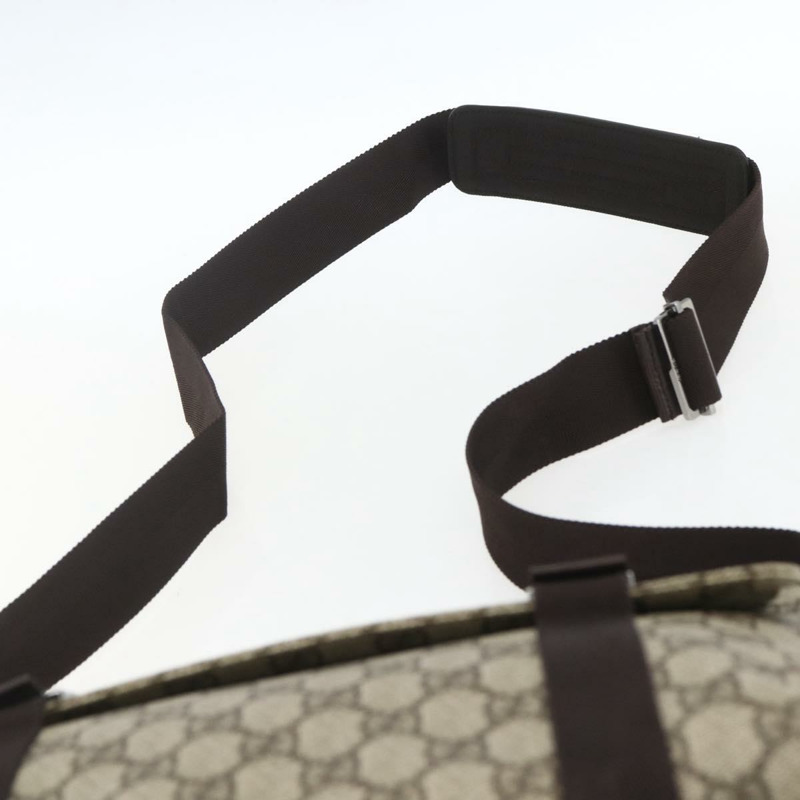 【日本直送】GUCCI GG Supreme 單肩包 PVC 皮革 米色 銀色 122373 正品 am10297V-7