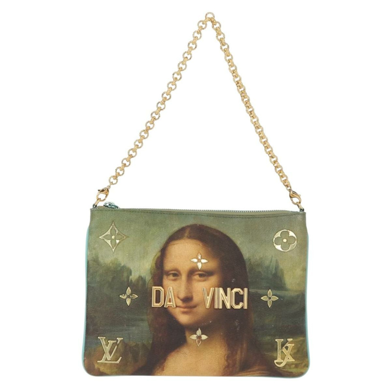 【日本直送】路易威登大師系列 Pochette Plat 手袋 綠色 M64799 LV 正品 161054V-12