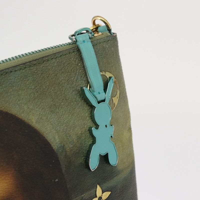 【日本直送】路易威登大師系列 Pochette Plat 手袋 綠色 M64799 LV 正品 161054V-19