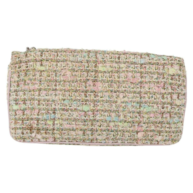 【日本直送】香奈兒鏈條單背包，斜紋軟呢多色銀色雙C標誌，正品編號161148SAV-1