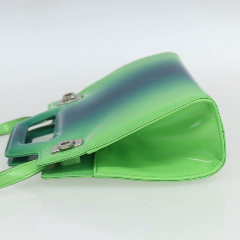 【日本直送】Salvatore Ferragamo 琺瑯雙肩米色金色手提包 Auth am10190V-2