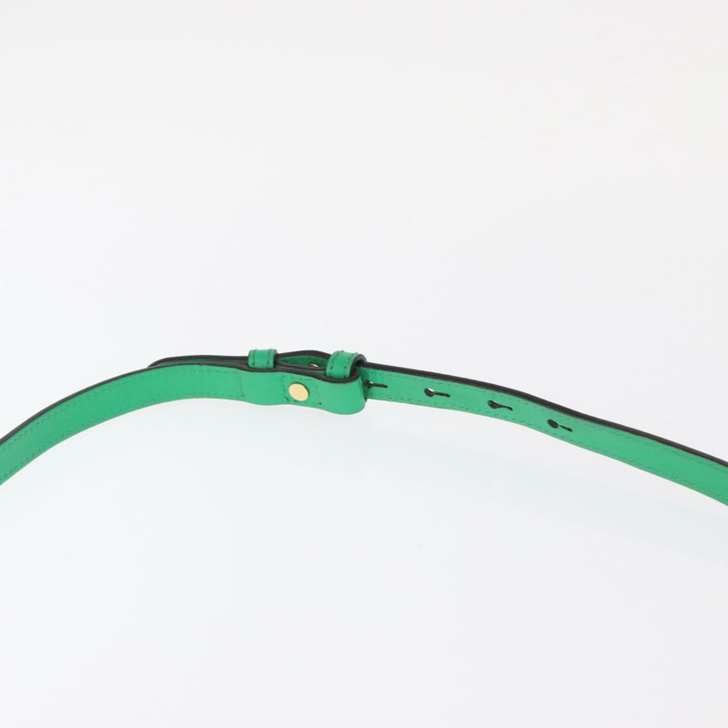 【日本直送】GUCCI Silvi Sherry Line 手袋 皮革 兩用 綠色/金色 470270 正品 161142M-8