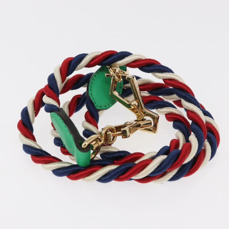 【日本直送】GUCCI Silvi Sherry Line 手袋 皮革 兩用 綠色/金色 470270 正品 161142M-24