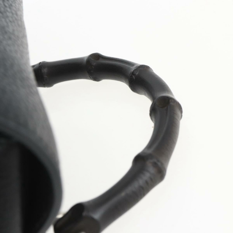 【日本直送】GUCCI 竹節流蘇雙肩包 皮革 黑色 金色 370833 正品 am10189V-13